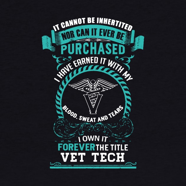 Vet Tech Forever The Title by babettenoella